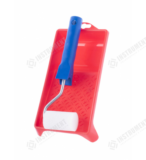 valček 50mm maliarsky špongiový Moltopren s rukoväťou + miska sada